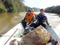Defesa Civil realizou limpeza no rio Negro