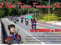 Rio Negro recepcionará o 2º Moto Passeio Feminino SC