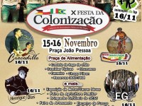 X Festa da Colonização