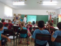 Programa Saúde na Escola leva palestra ao EMEB Augusta Vitória