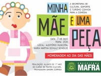 Apresentação de peça teatral em homenagem ao dia das mães