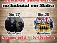 Tradicional Festa de São Pedro no Imbuial em Mafra