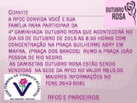 4ª Caminhada Outubro Rosa