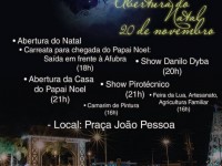 Programação do Natal em Rio Negro 2015